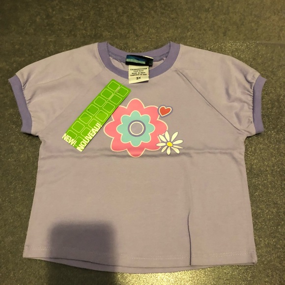 George Lavender Kids T-Shirt with Floral Design - Picture 3 of 6